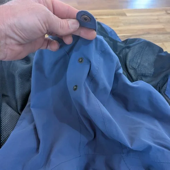 Helly Hansen Womens Rain Jacket Small Blue Waterproof Windproof Helly Tech - Picture 9 of 12